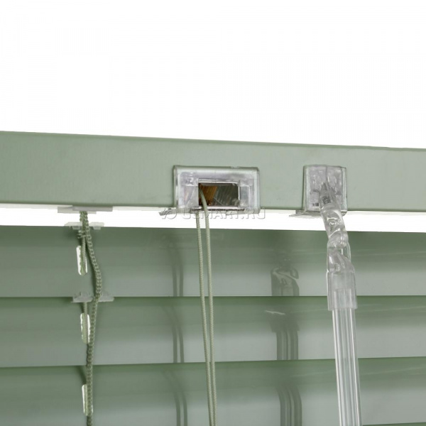 Жалюзи горизонтальные светло-зеленые 70х160см 