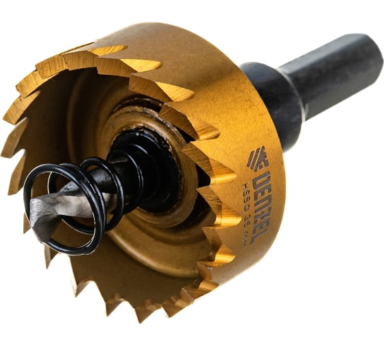 Коронка по металлу HSS, 68 мм, нитридтитановое покрытие Denzel/724122