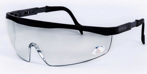 Очки Универсальные защитные прозрачные (широкое0стекло) У-01 37446