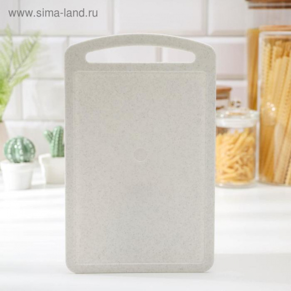 Доска разделочная, 17×27 см, цвет МИКС/4851705