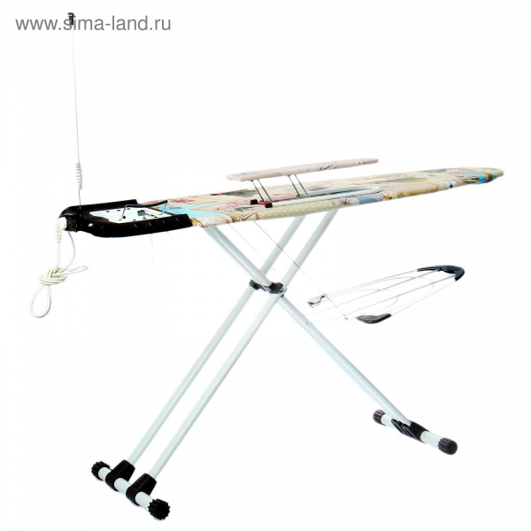 Доска гладильная "Валенсия-1. FASHION" МЕТАЛЛ (1235Х46) /1839659