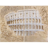 Панно MARMOL коричневый 2шт.  П05031