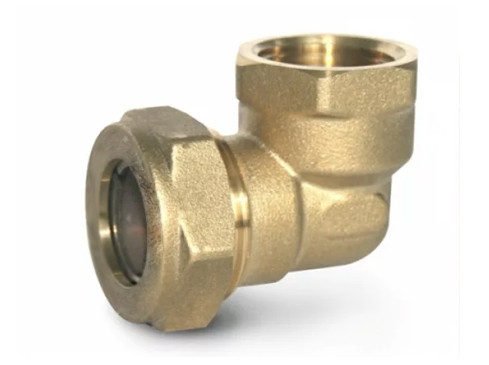 Угольник для труб из нержавеющей стали EF 15х1/2 ВР