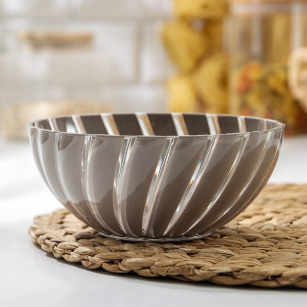 Салатник Альтернатива «Грация», 0,8 л, цвет бежевый/4777938