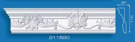 Плинтус потолочный 211520 2м