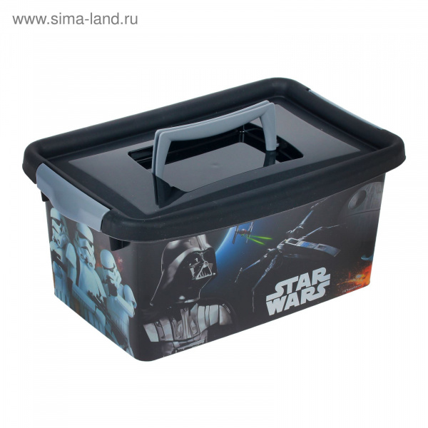 Контейнер для хранения "Звездные Войны" 4л черный 2289602