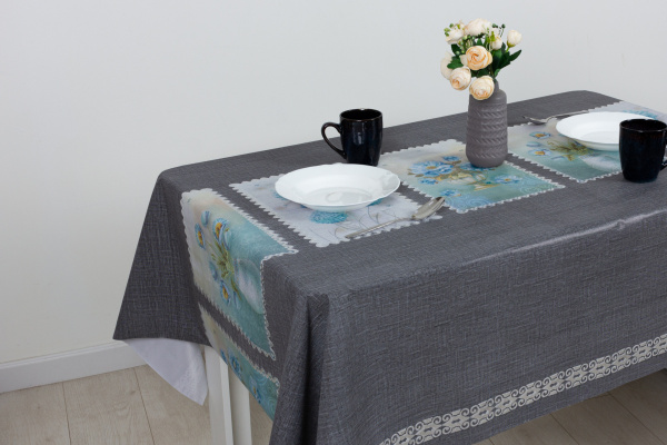 КЛЕЕНКА АУРУМ КОЛОР, 140 СМ, GS-817D-G, РЕСТОРИЯ	