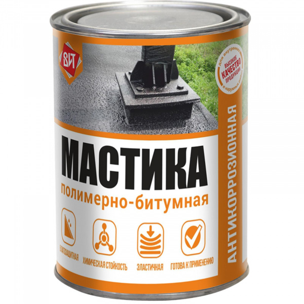 Мастика полимерно-битумнаяВИТ 0,8кг ж/банка/7099393