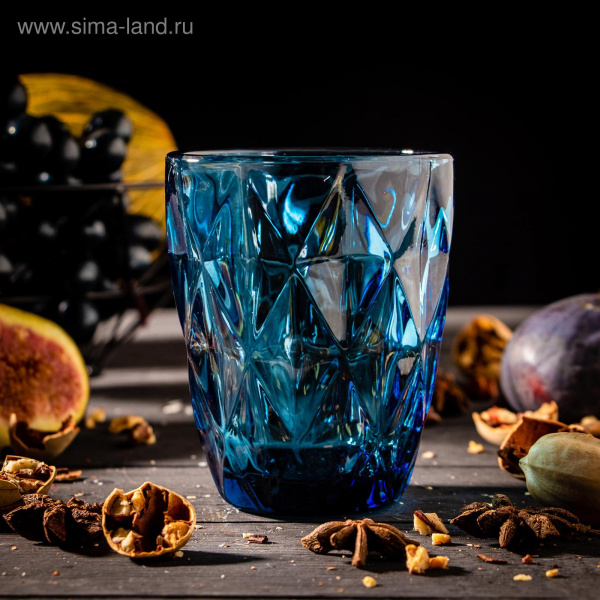 Стакан «Круиз», 240 мл, цвет синий /2619676