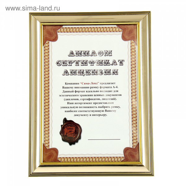 Фоторамка "Милан" А4   828365