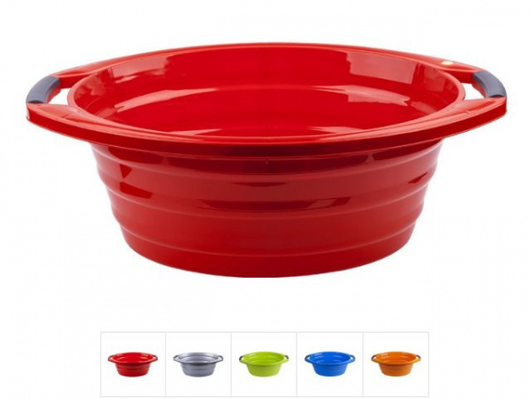 Таз овальный 35 л, DRINA (цвета в ассортименте) (10273)