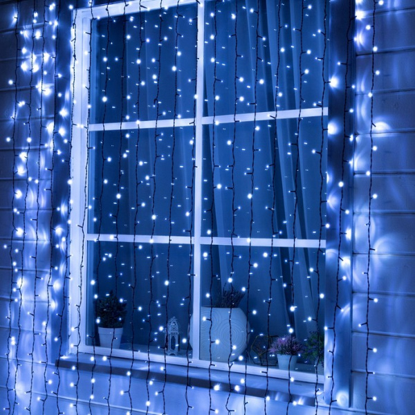 Контроллер для гирлянд УМС 3W, до 8000 светодиодов, белая нить, 8 режимов, 220 В