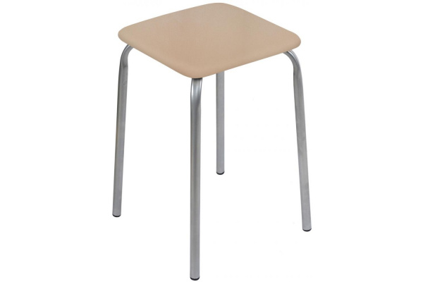 Табурет Эконом 3, цвет бежевый, NIKA (цвет бежевый) (ТЭ3/Б)