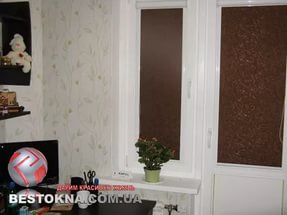 Рулонная штора Монтана коричневый 040х175 /8702