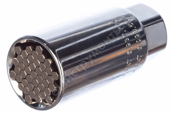 Головка торцевая многоразмерная CrV (6-21мм) под квадрат 3/8"/13191