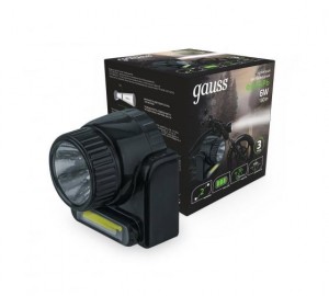 Фонарь налобный 6W 180lm акк. Lead acid 800mAh GF309