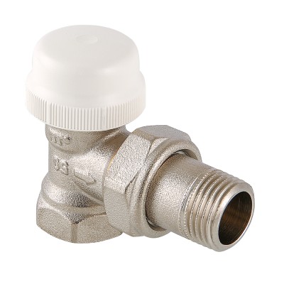 Клапан с термостатической головкой для радиатора угловой 1/2"