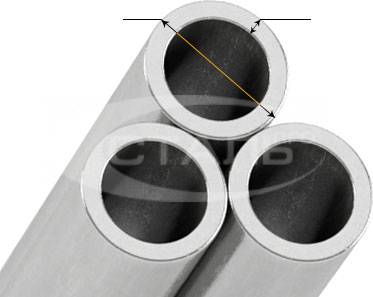 Труба алюминиевая 16*1,5 дл. 3,0м