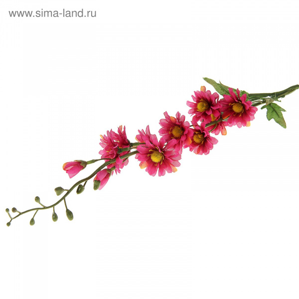 Цветы искусственные декоративные 68см d-4,5см цвет малиновый 140923