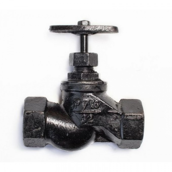 Вентиль чугунная муфта 15кч33п(18п) ДУ-32 имп. 434464