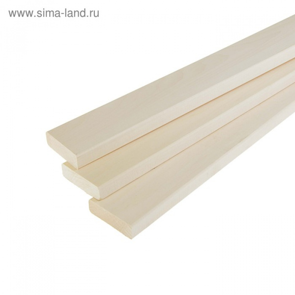 Полок ЛИПА сорт "ПЕРВЫЙ" 200х9х2,6см за 1шт "Лесопилка 166"/2829581