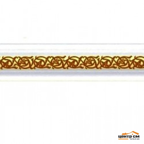 Плинтус потолочный Р-02-02 золото (1м)