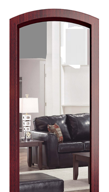 Арка Нордика ПВХ махагон