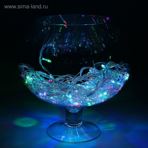 Гирлянда 9м, силикон, моргает 1080350