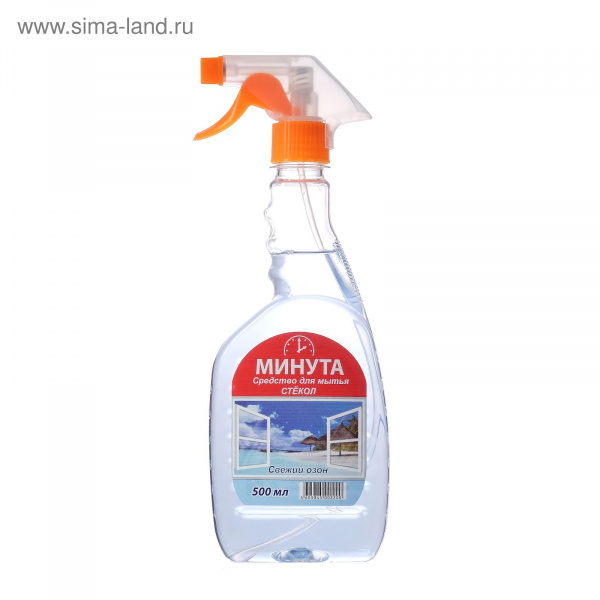 Средство для стекол МИНУТКА курок 500мл. Свежий озон 50365