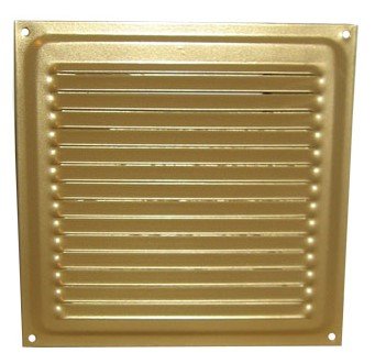 Решетка вентиляционная 100х100 с сеткой /бронза/446д