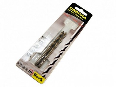 Сверло по металлу HSS с кобальтом 3,5х70мм 2шт/33935-2