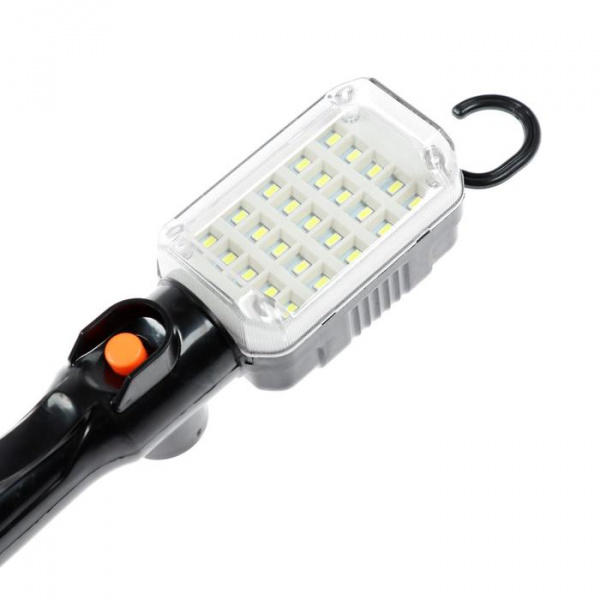 Светильник переносной светодиодный Luazon Lighting с выкл., 12 Вт, 25LED, 5 м, черный /6030017