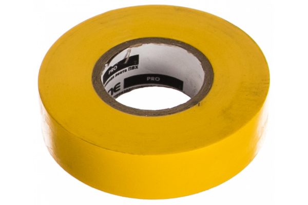 Изолента ПВХ  19мм 20 м Safeline желтая