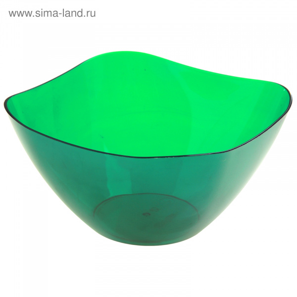 Салатник 1л зеленый прозрачный 868902