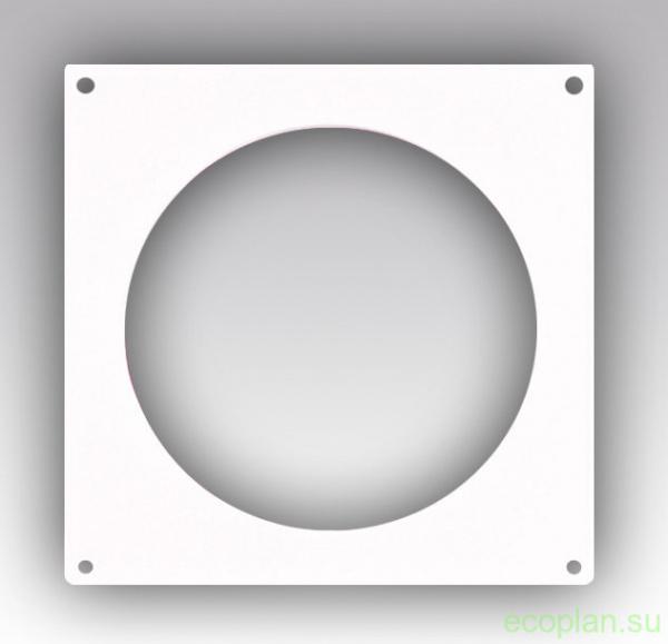 Накладка торцевая 150х150, для круглого воздуховода D100 10НКП