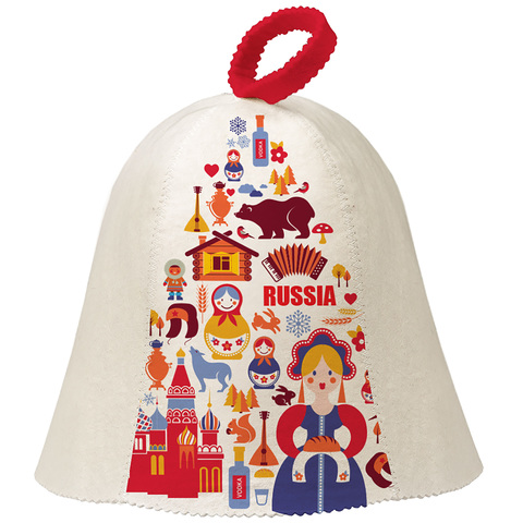 Шапка "Матрешки" "Нot Pot", войлок /41242