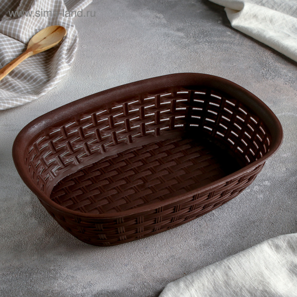 Хлебница плетенная 3л. цвет МИКС 2626099