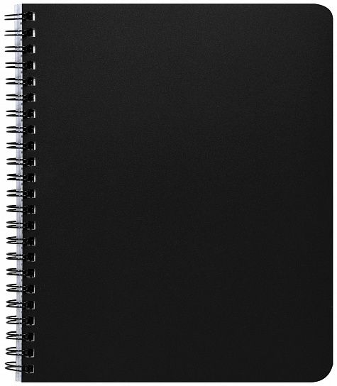 Тетрадь 96 л. А5. черная, на гребне /246880