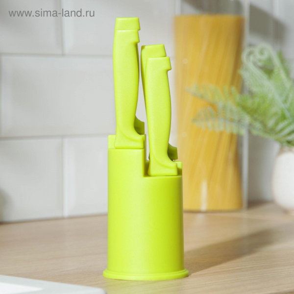 Набор ножей 4шт на подставке 861302