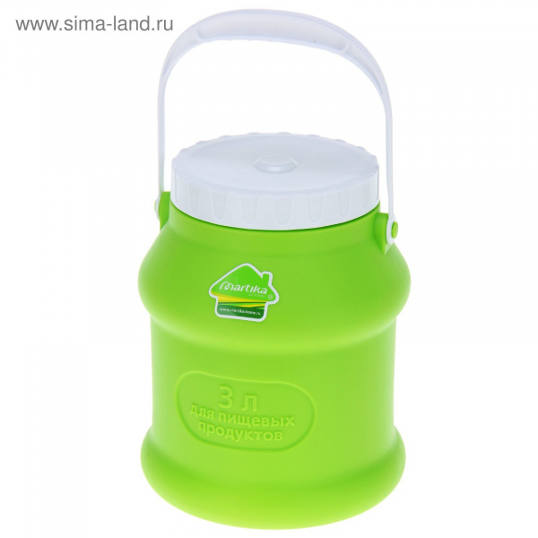 Бидон  "Просперо" 3 литра, зеленый 1355457