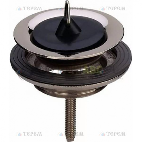 Выпуск латунный (с пробкой) 1 1/4" хром