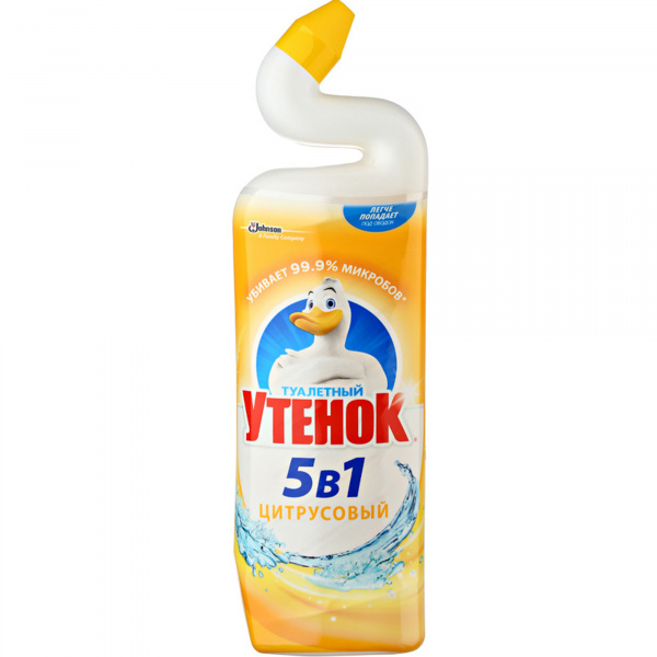 Туалетный утенок 5в1 Цитрус 900мл 