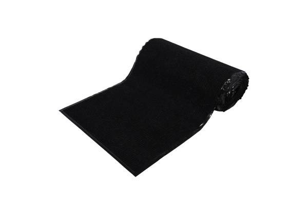 Коврик влаговпитывающий, ребристый 90см, чёрный *15 /22116