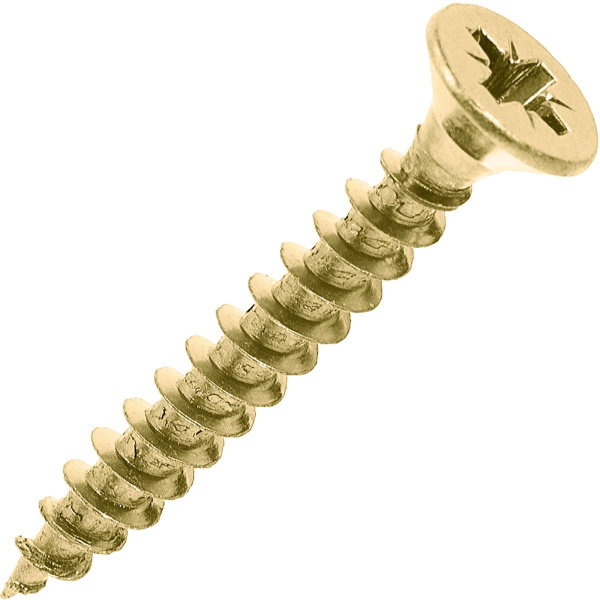 Шурупы желтопассированные, универсальные 5 х 60 ( фасовка 250 шт )/21560-4