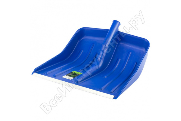 Лопата снеговая синяя, 400 х 420 мм, без черенка/61618