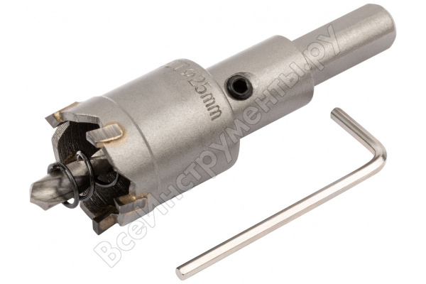 Коронка кольцевая с карбидными вставками Профи, 25мм/36825