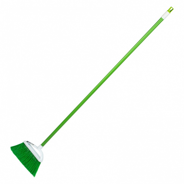 Щетка пластмасс. для подметания пола, премиум, 23 см, c черенком, 120 см/935605