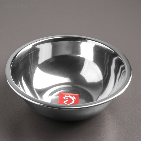 Миска нержавеющая сталь 180мм, глубокая 750мл.  848659