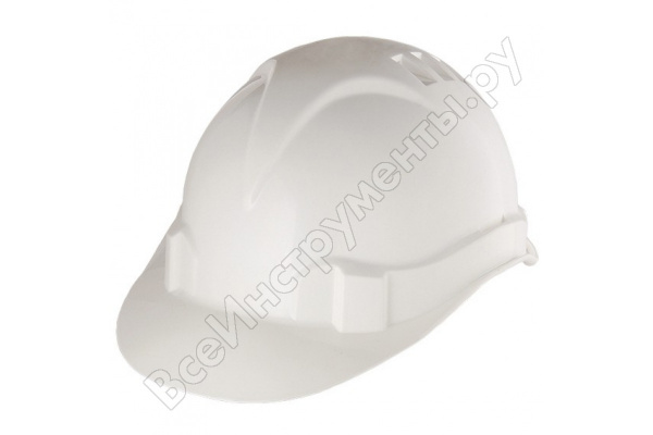 Каска защитная белая. из ударопр. пласт. 89114