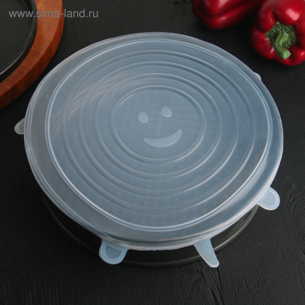 Крышка универсальная для хранения продуктов «Черепашка», 20 см/4623308